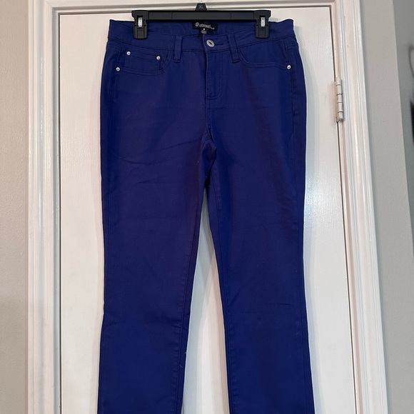 Signature Studio Women's Deep Blue Skinny Jeans - Picture 1 of 4